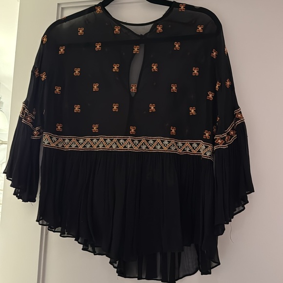 Zara size S pretty black short tunic - Picture 3 of 6